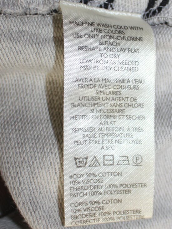 By Anthropologie Velvet Appliqué Sweatshirt  embroidery Pullover styling size M - Picture 7 of 9